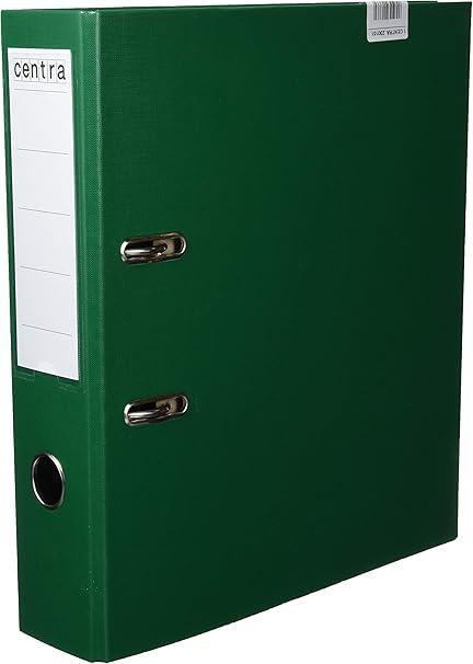 Centra Lever Arch File PP 75mm Green