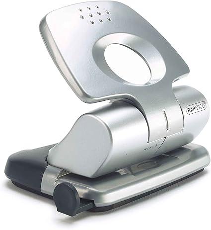 Rapesco 0723 Zero-20 2 Hole Punch, 20 sheet Capacity, Silver