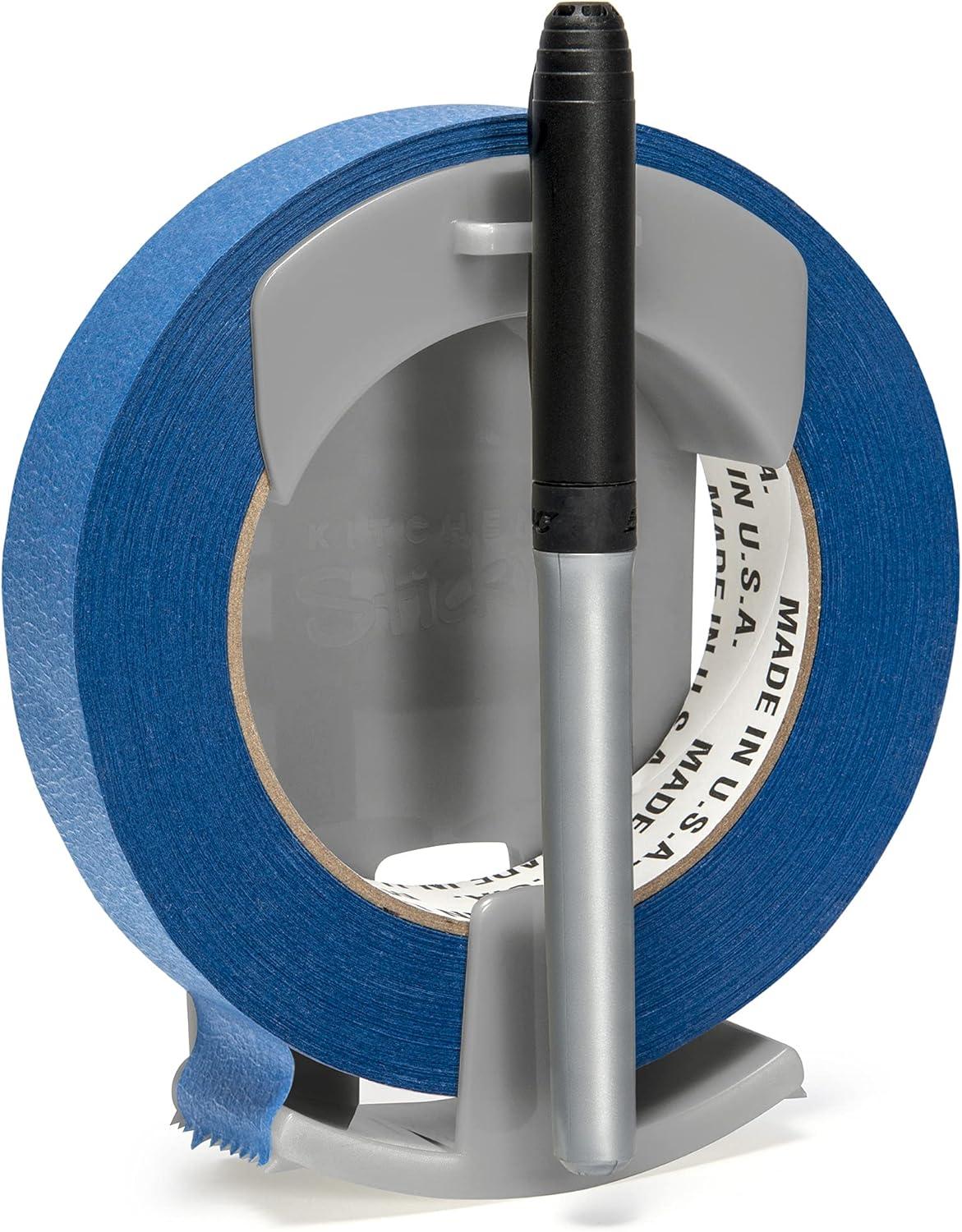 Kitchen Stickin’ Tape Dispenser, Wall-mounted Tape and Label System