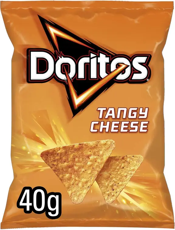 Doritos Tangy Cheese Crisps Bag - 32 x 40g