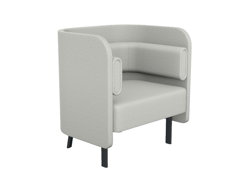 Frame Armchair with Back Screen FM 312 LB