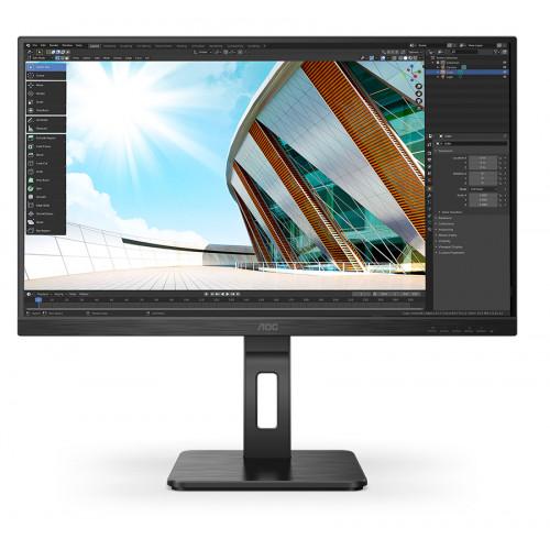 AOC 27" FHD IPS 4MS 75HZ USB 3.2HUB HDMI DP VGA DVI MONITOR
