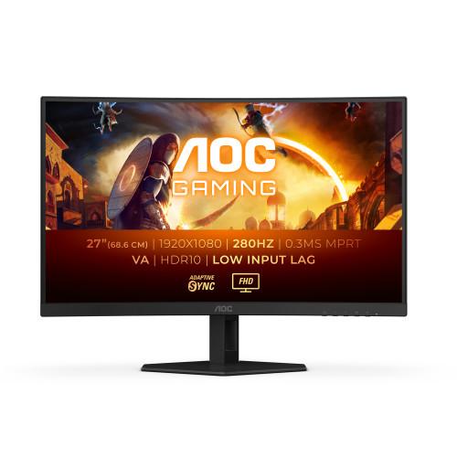 AOC 27" C27G4ZXE GAMING MONITOR VA CURVED 1080P 280HZ VA 300CD/M2