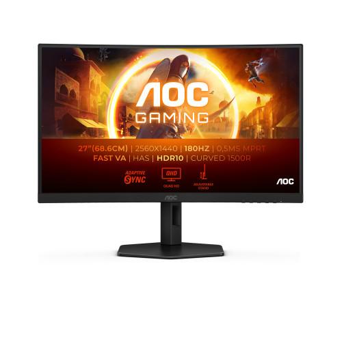 AOC 27" CQ27G4X GAMING MONITOR CURVED G4 180HZ FAST VA 300CD/M2