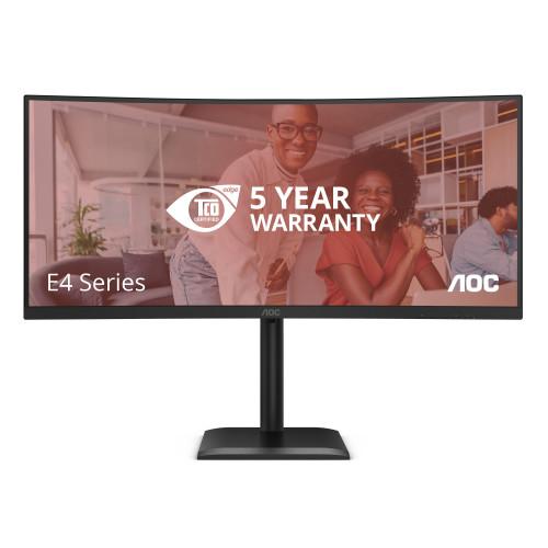 AOC 34” CU34P3CV WQHD U-WIDE MONITOR 120HZ VA HEIGHT ADJ