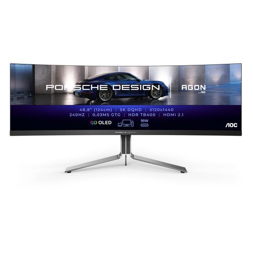 AOC 49” PD49 CURVED MONITOR 240HZ 0.03MS 3SIDE FRAMELESS