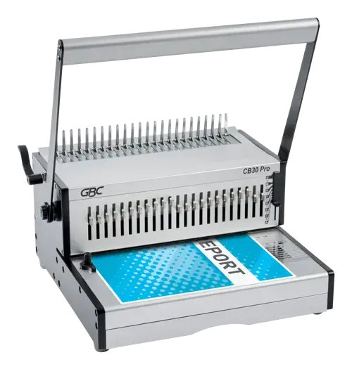 GBC CB30 Pro Heavy Duty Manual Punch and Comb Binding Machine Capacity 500 A4 Sheets