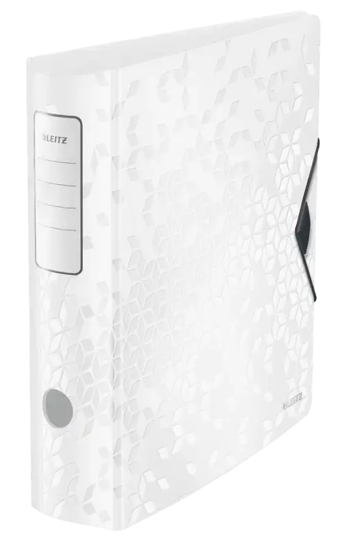Leitz 180° Active WOW Light Polyfoam Lever Arch File A4 80mm White Pack of 5 11060001