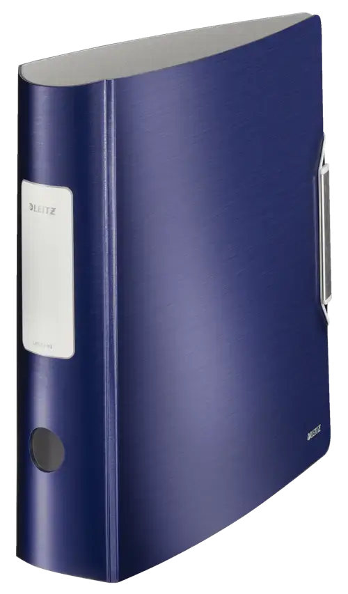 Leitz 180° Active Style Light Polyfoam Lever Arch File 80mm A4 Titan Blue Pack of 5 11080069