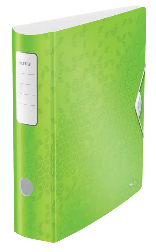Leitz 180° Active WOW Light Polyfoam Lever Arch File 80mm A4 Green Pack of 5 11060054