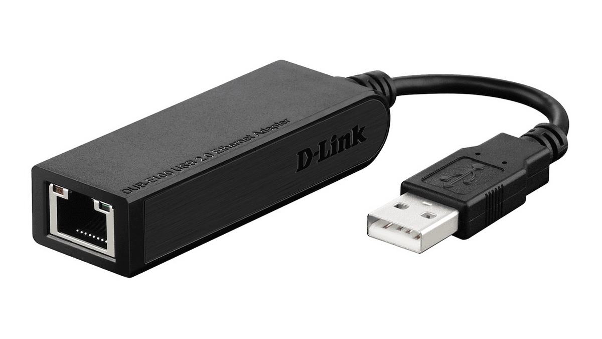 D-Link Ethernet Adapter DUB-E100 Black