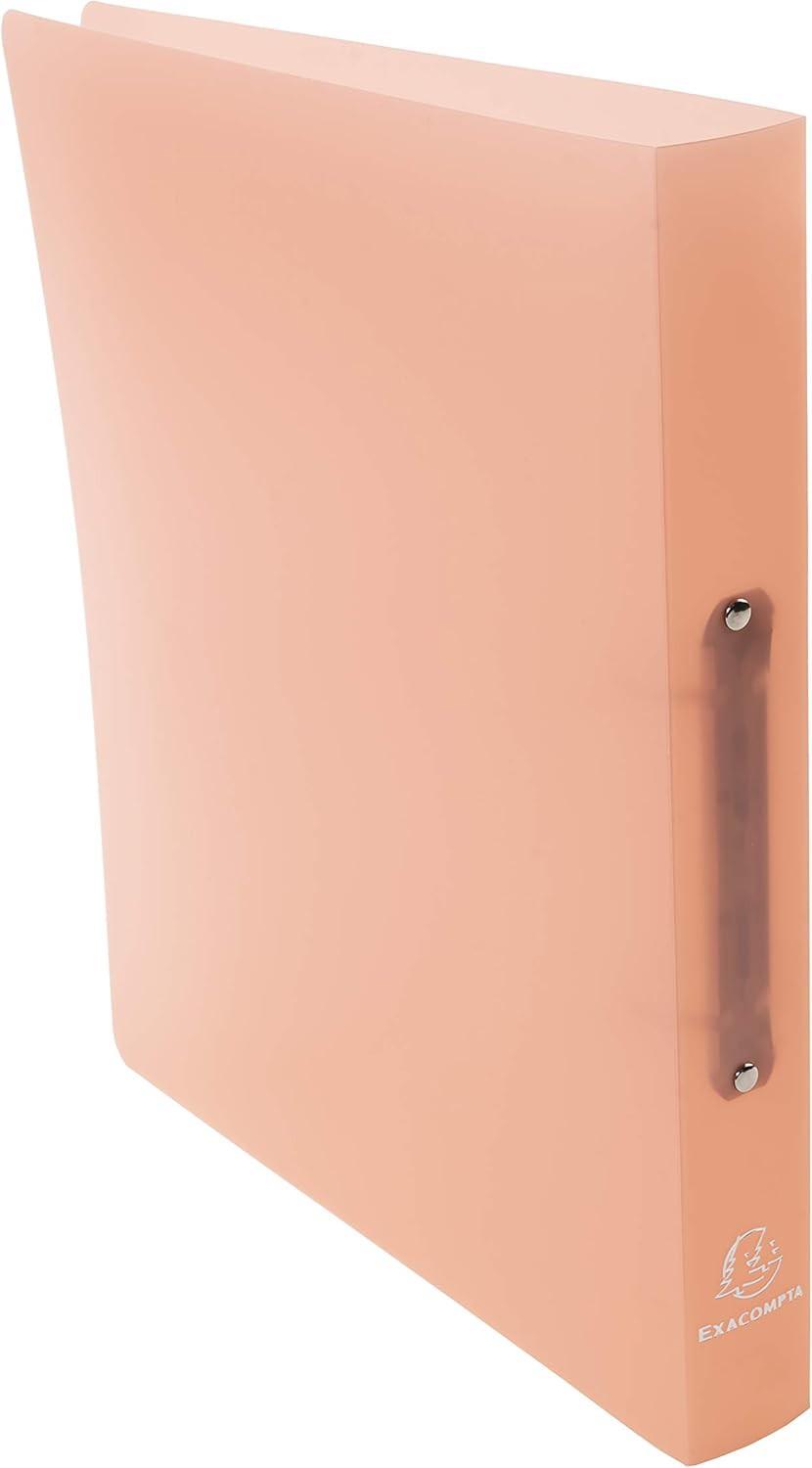 Exacompta Semi-Rigid PP  Assorted Colours Chromaline A4 Ring Binders, 2 Round Rings with a 30 mm Diameter 40 mm Spine External Dimensions: 32 x 25 cm