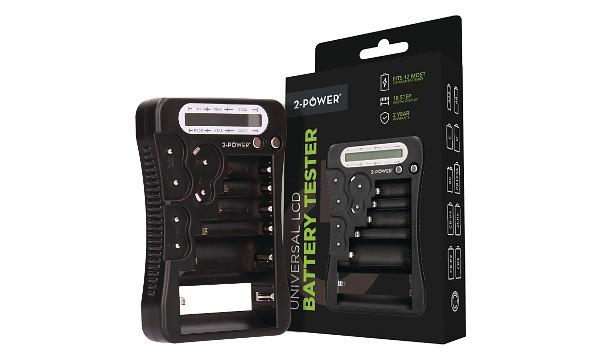 2-Power Battery Tester - AA,AAA,C,D,9V,Coin Cell