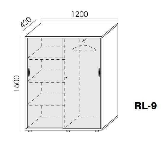 WU-RL-9, Wood Finish: GR