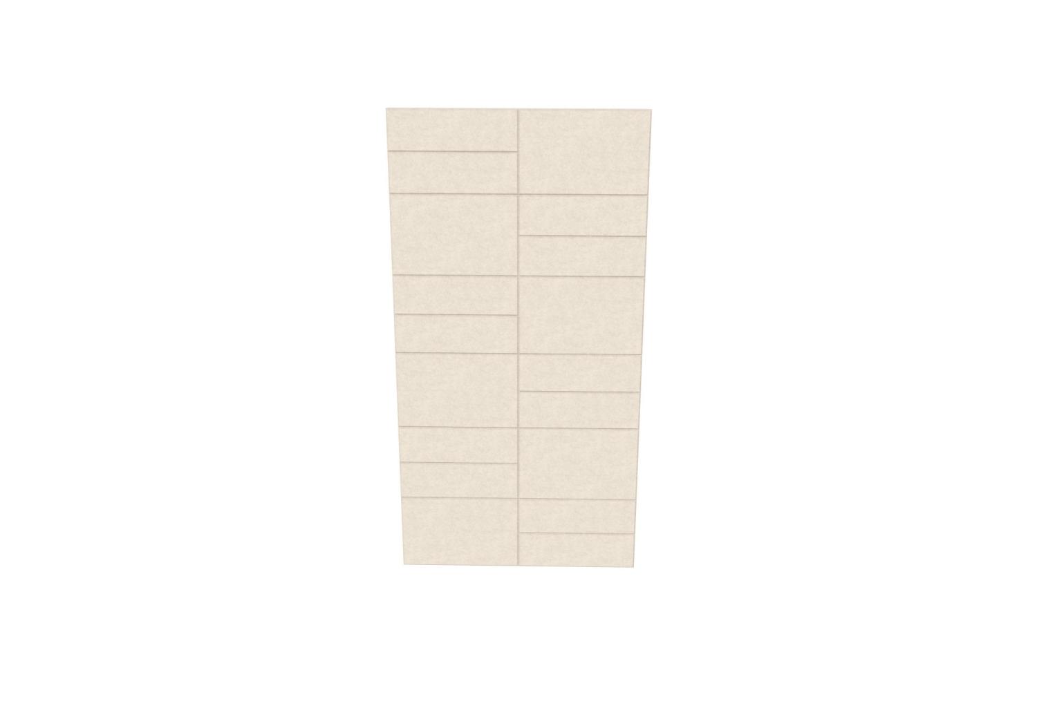 Koala Acoustic Wall Panel 5 2400 x1200 mm Limestone Finish
