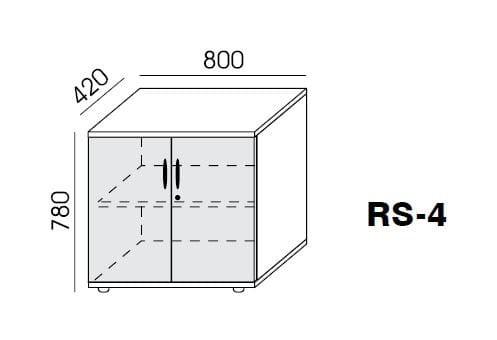 WU-RS-4, Wood Finish: GY