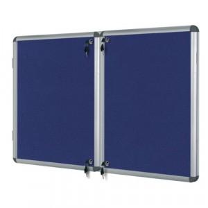 Bi-Office Enclore Fire Retardant Blue Lockable Door Top Hinged 32xA4 ST770101150 1830x35x1230mm