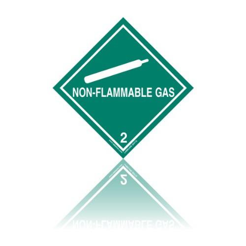 Class 2.2 Non-Flammable Gas Hazard Warning Diamond Placard K013/PL