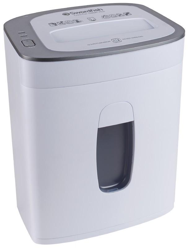 1000XC Plus 10-Sheet Cross Cut Shredder - white