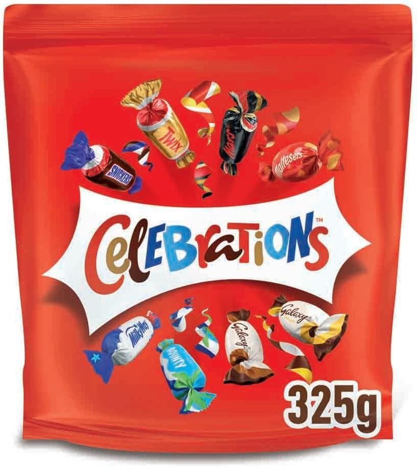 Celebrations Milk Chocolate Sharing Pouch 325g Packed 10