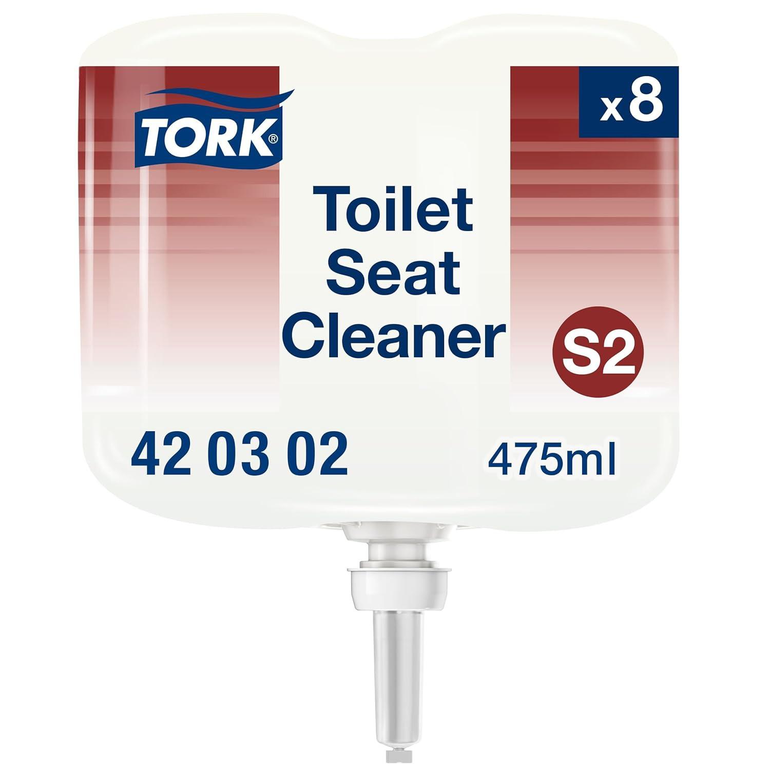 Tork 42 03 02 Toilet Seat Cleaner (Pack of 8)