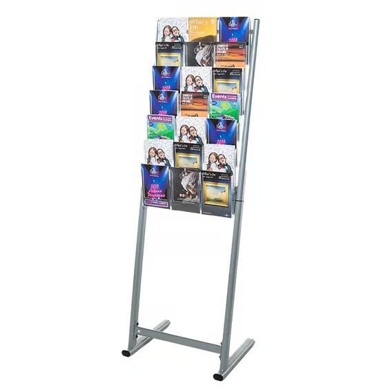 Leaflet Holder | Freestanding Leaflet Display & Dispenser | Expanda-Stand System | Ideal for Reception Areas | 28 x 1/3A4 pockets