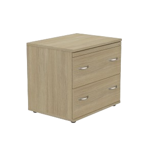 Kito 2 Drawer Foolscap Side Filer - Urban Oak Filing Cabinet