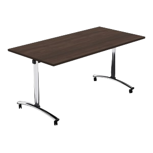 Morph Tilt Rectangular Table Dark Walnut 1500w X 750d mm