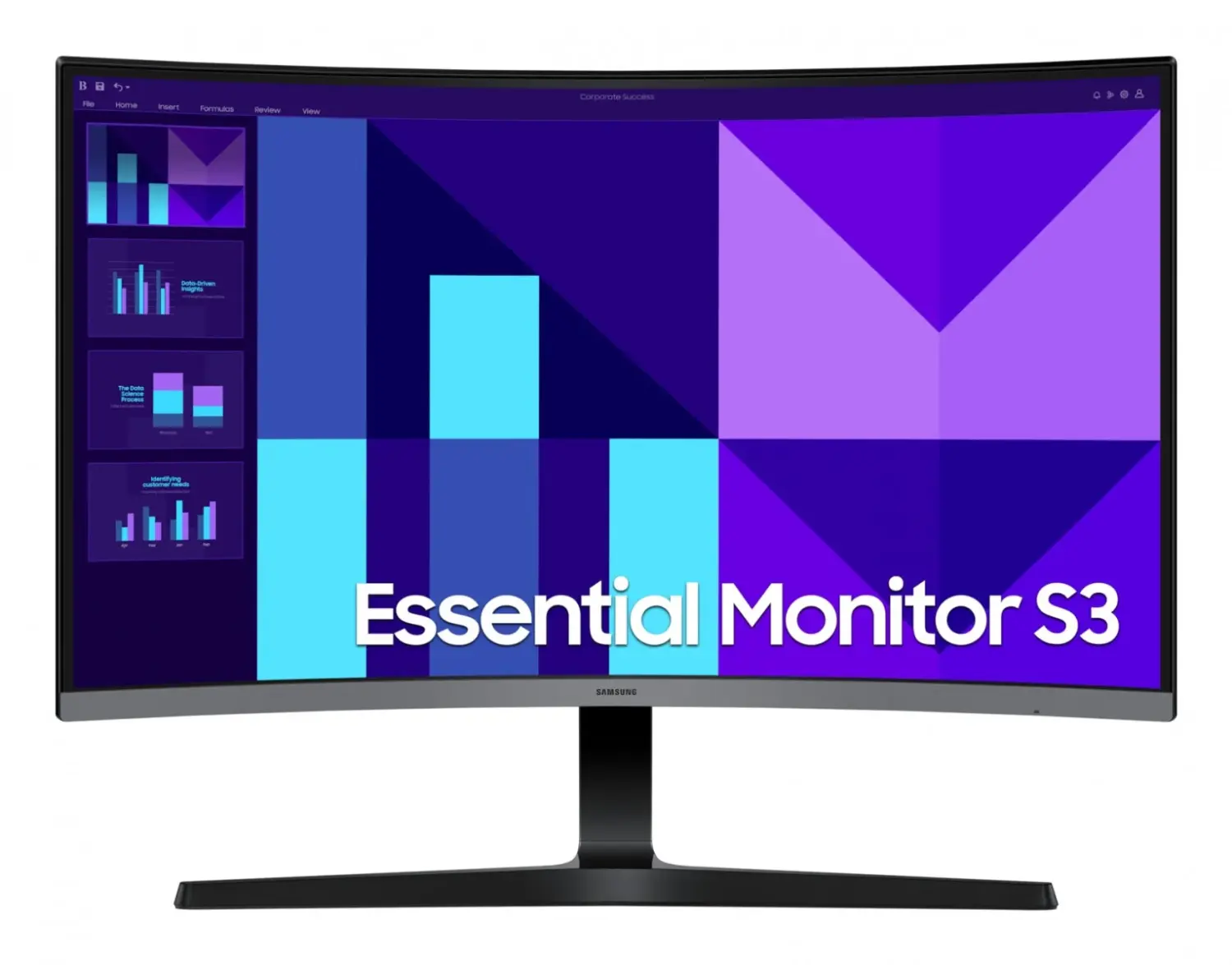 Samsung Monitor Essential S27D392GAU / LS27D392GAUXEN Black