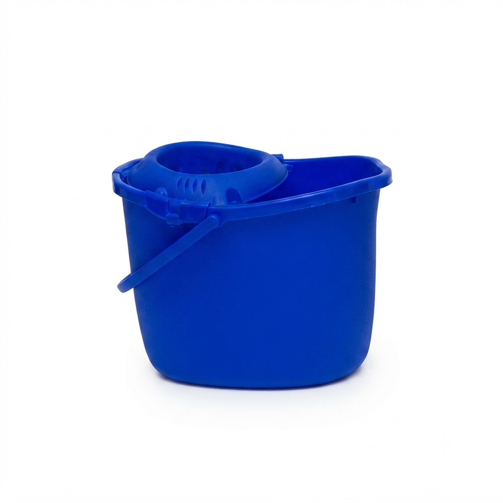 CleanWorks Mop Bucket and Wringer 15 Litre Blue
