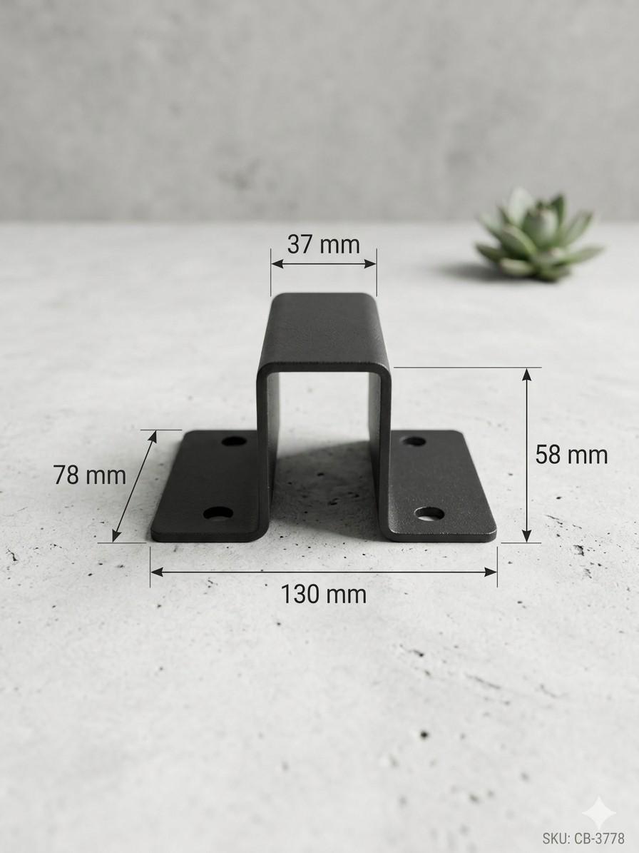 U-Shaped Bracket for Bench Seating