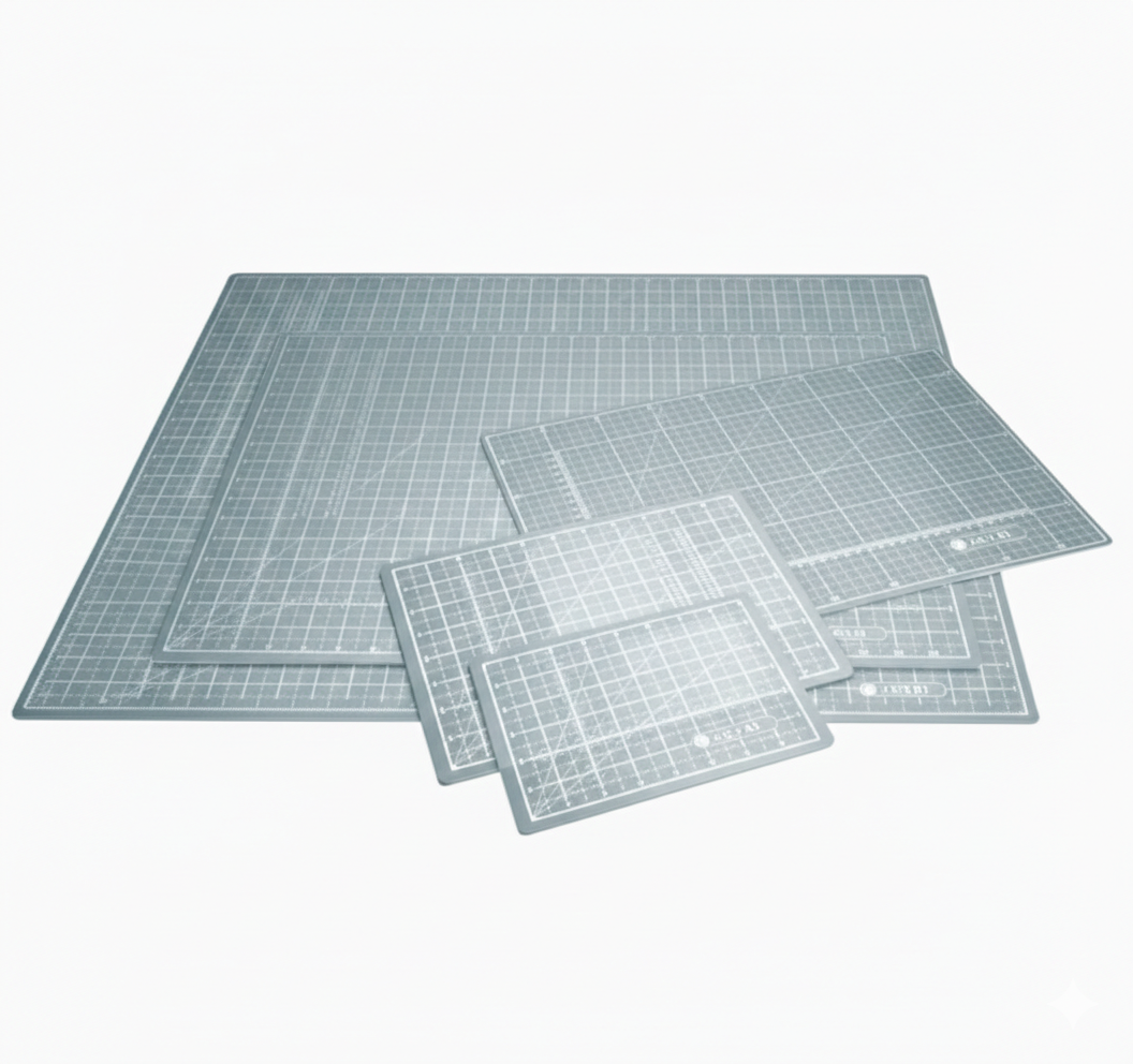 Jakar Translucent Self Healing Cutting Mat A3 Single Sided cm Metric Squared Quality Professional Clear