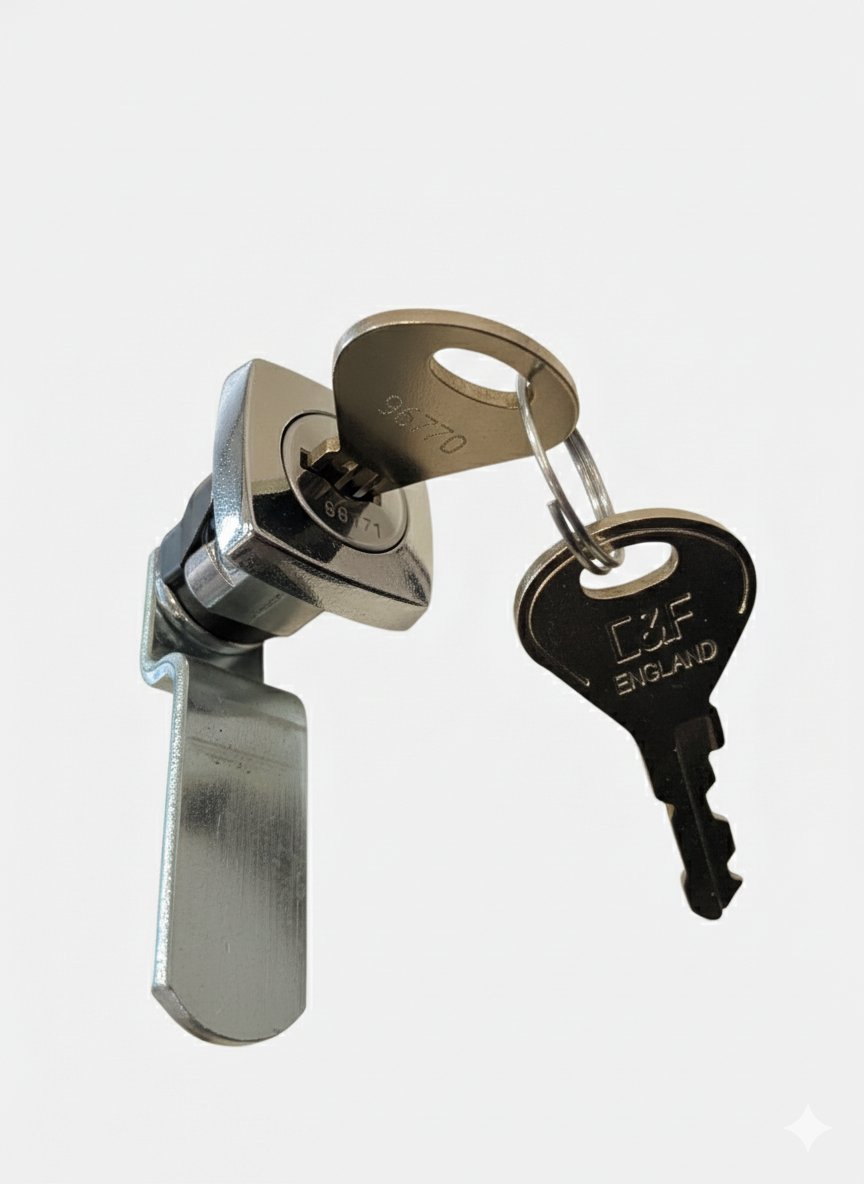 Serial Coded Camlock for GO Locker range with Two Accompanying keys