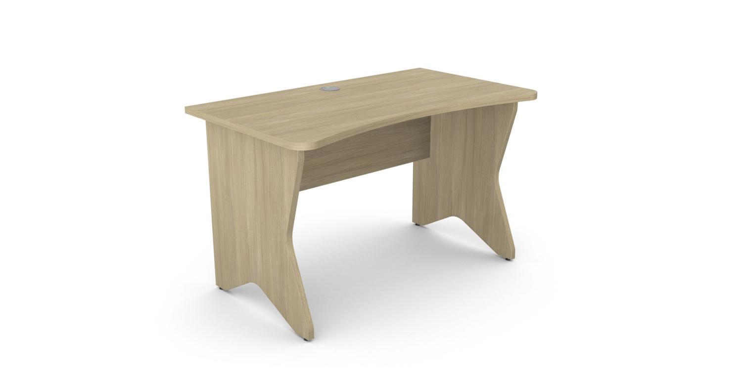 Ashford Home and Office Desk - K shaped Leg | 1200 x 700mm (W x D) | Urban Oak Finish