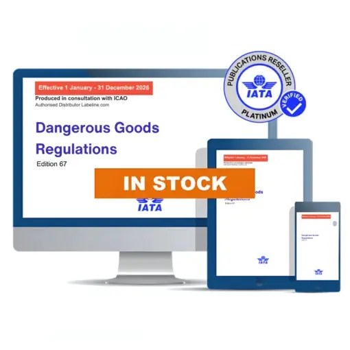 IATA DGR 67th Edition 2026, English, Digital Version – Code IATA6065-67