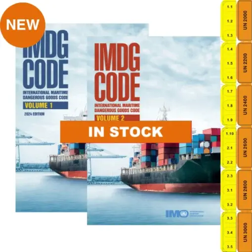 IMDG Code Amendment 42-24, Edition 2025-26 Regular Bound, 2 Volume Set – Code IMDG24