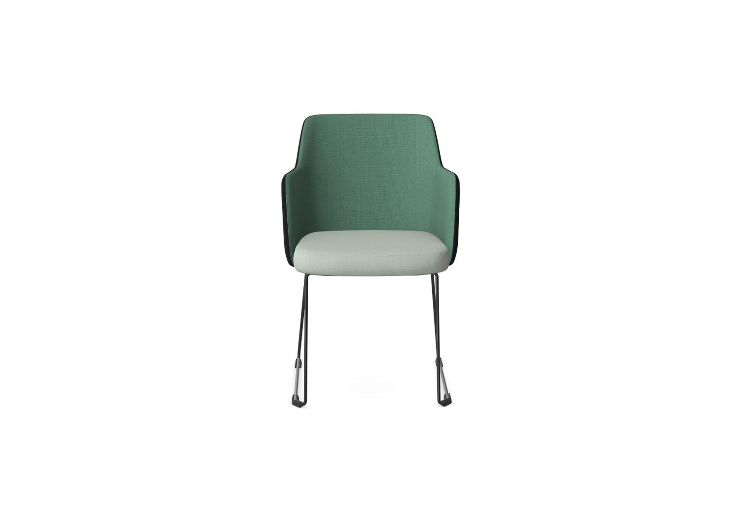 KB-NOMA | Upholstered Chair with Wire Frame | Bespoke Upholstery and Metal Finishes