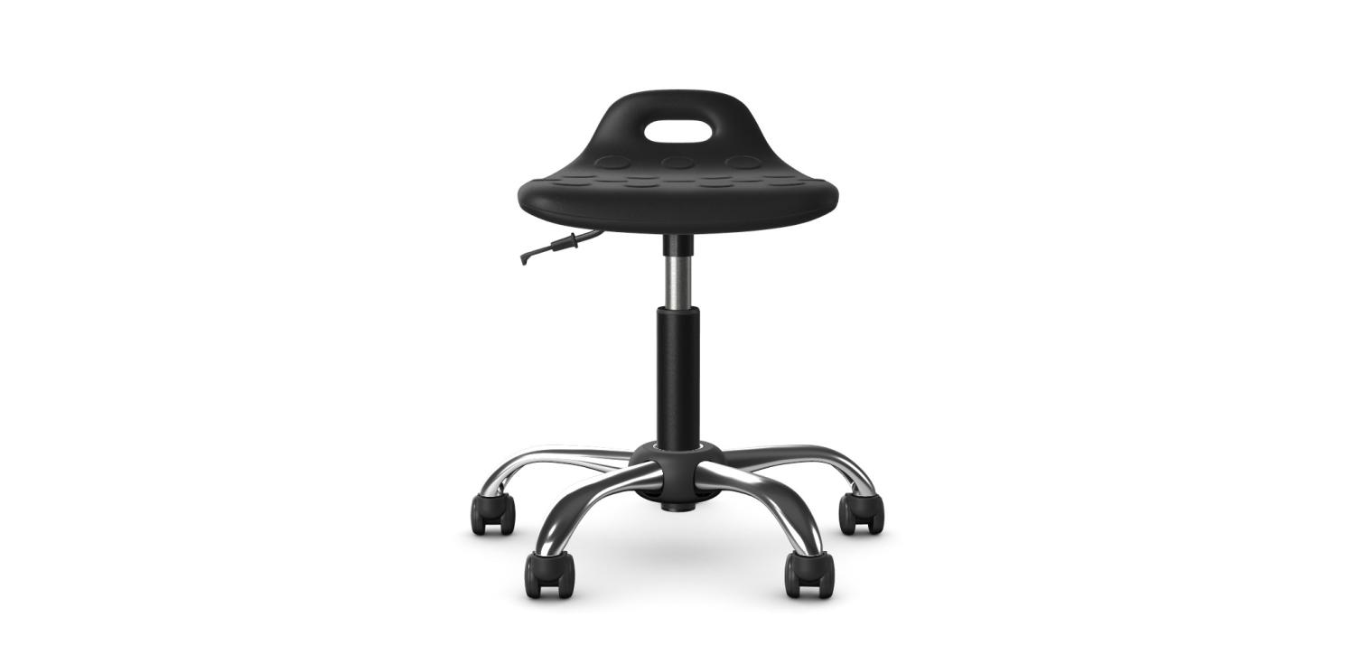 KH-LAB Height-Adjustable Mobile Swivel Stool | Customizable Base Options