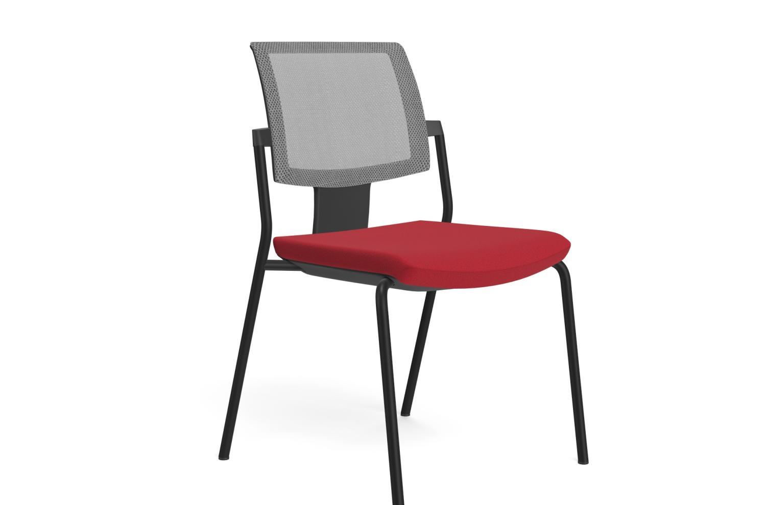 Xenon Net Visitor Chair, 4-Legged Frame - Model 20H | Customizable Option