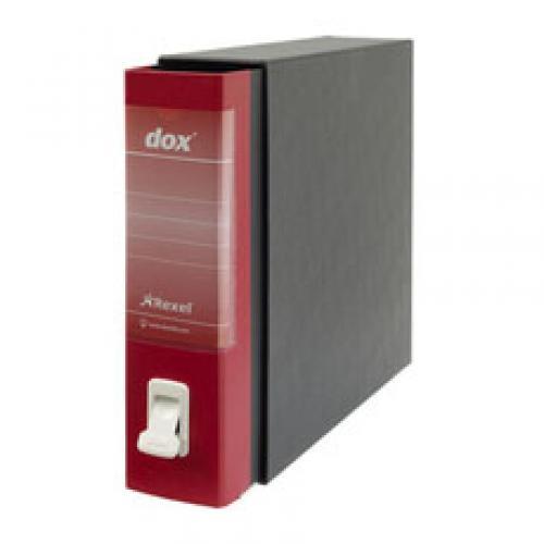 Rexel Dox 1 Lever Arch Red - D26111