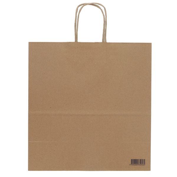 Concept Large Brown Kraft Paper Bag 320 x 335mm – Eco-Friendly Retail, Gift & Shopping Bag (Pack of 125)