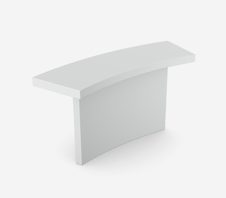 Balma - Furonto High Curved Counter Top F2-24