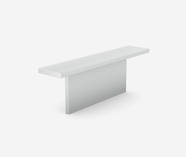 Balma - Furonto Low Straight Reception Counter Desk Top F2-21