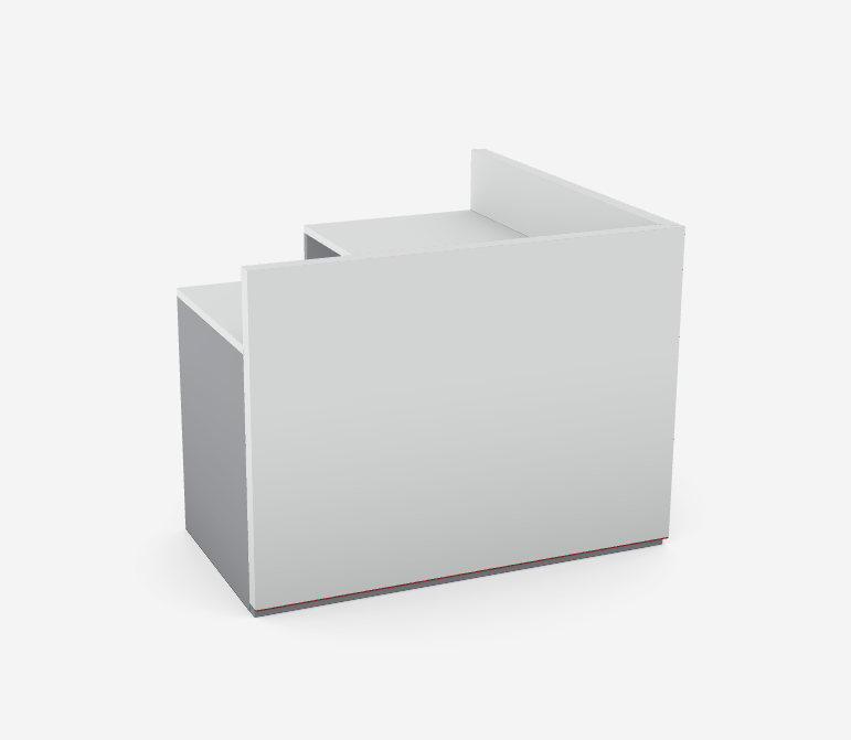 Balma - Furonto Middle Reception Counter Desk - Left Corner F2-07