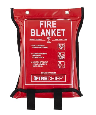 Firechief SVB3/K40 Kitemarked Budget Fire Blanket Large Fire Blanket 1.2m x 1.8m