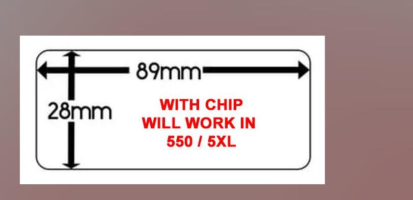Compatible Dymo 99010 Address Labels with Chip – 89mm x 28mm, 130 Labels per Roll for LabelWriter Printers