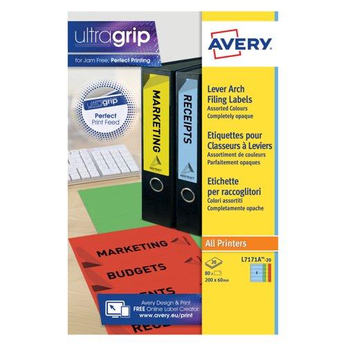 File Spine Labels