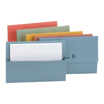 Coloured document wallets and envelopes