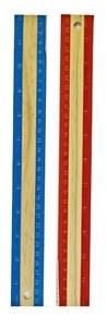 12   Wooden Ruler With Colour