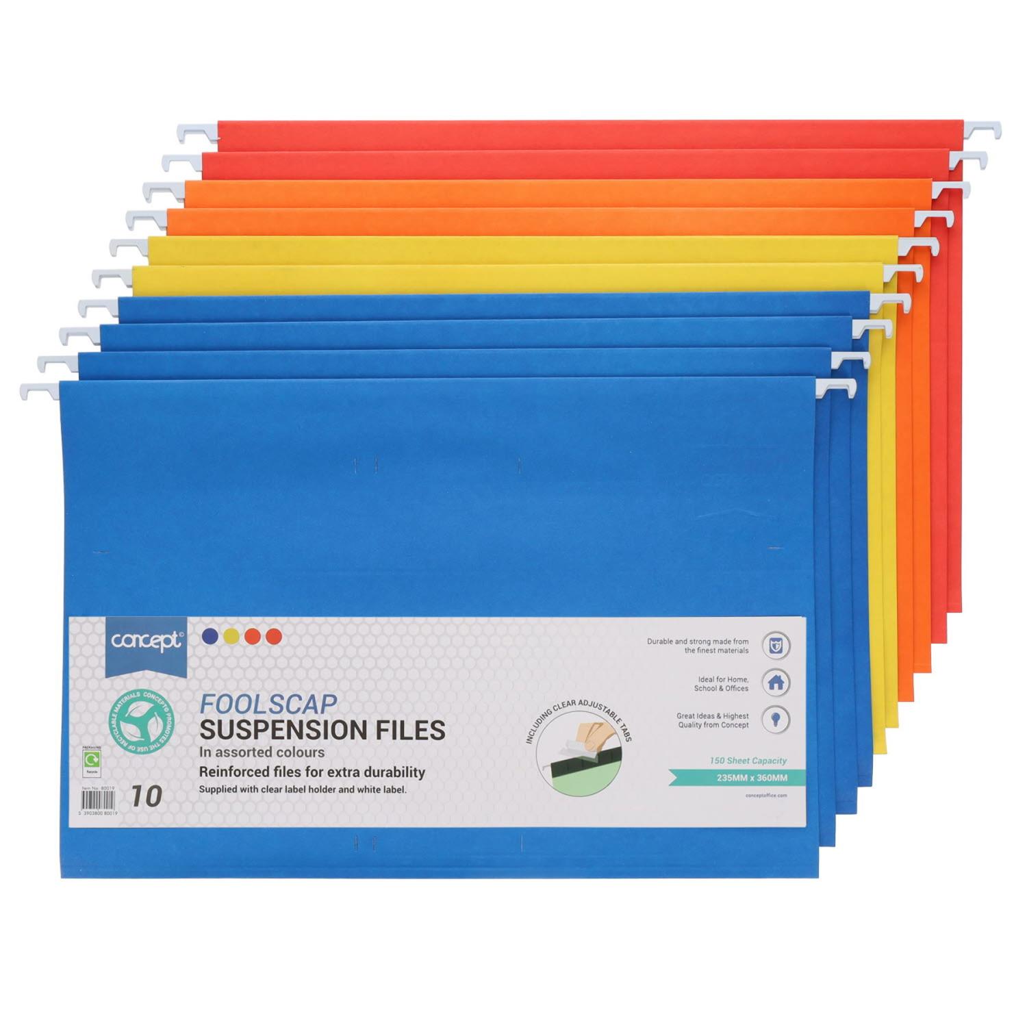 Suspension Files Pkt 10 Foolscap
